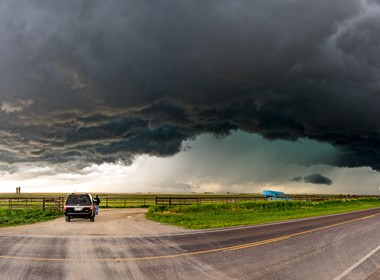 16.05.16 Sterbende Superzelle im Texas Panhandel.