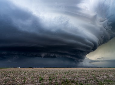 27.05.2019 Massive Superzelle in der nähe von Imperial, Nebraska.