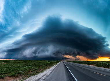 02.06.2019 Abwind Dominate Superzelle mit Shelf in New Mexico.