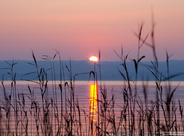 07.02.2015 Sonenuntergang am Ammersee.