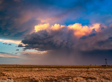 01.06.2019 Schöne Abendstimmung nach einem Gewitter in New Mexico.