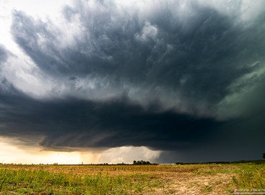 29.05.2020 Klassische Superzelle südlich von Verona in Norditalien.