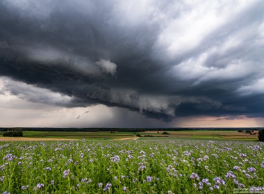 13.09.2018 Böenfront bei Günzelhofen im Landkreis Fürstenfeldbruck.